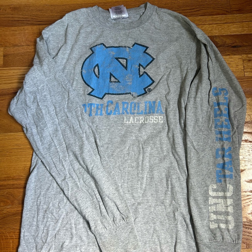 UNC Gray Long Sleeve Top